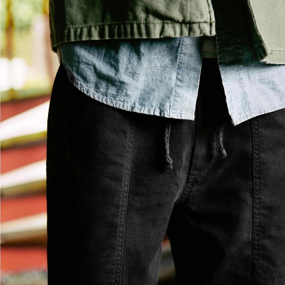 Imogene + Willie Chore Pant – Ventura Black – Medium (30” Inseam) – Unisex